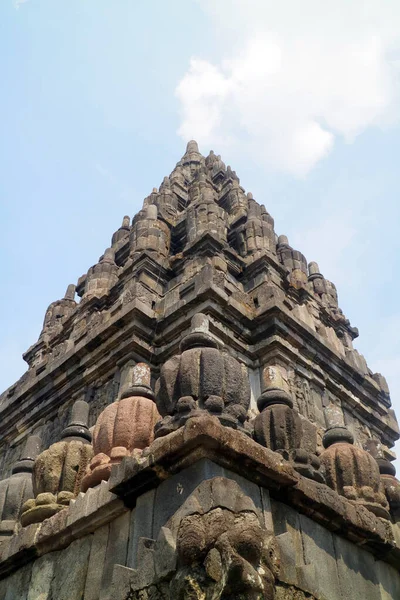 Yogyakarta Indonésia Maio 2021 Alívios Incríveis Templo Prambanan Yogyakarta Que — Fotografia de Stock