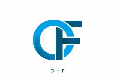 İlk harf tasarımının mavi rengi