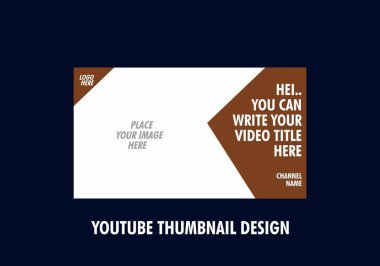 Youtube küçük resim tasarımının renkli düzenlenebilir
