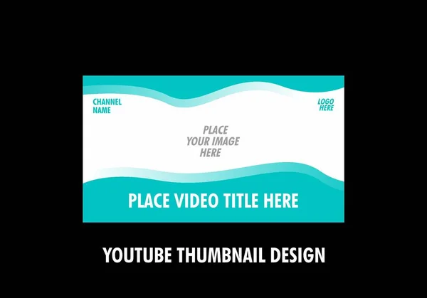 Youtube küçük resim tasarımının renkli düzenlenebilir