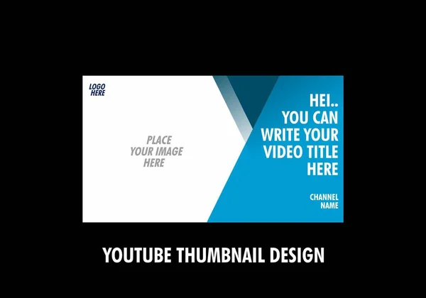 Youtube küçük resim tasarımının renkli düzenlenebilir