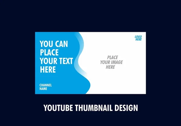 Youtube küçük resim tasarımının renkli düzenlenebilir