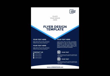 Eşsiz ve renkli düzenlenebilir broşür tasarımı