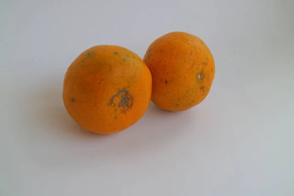 Piccolo Colore Giallo Frutta Fresca Arancione Foto — Foto Stock