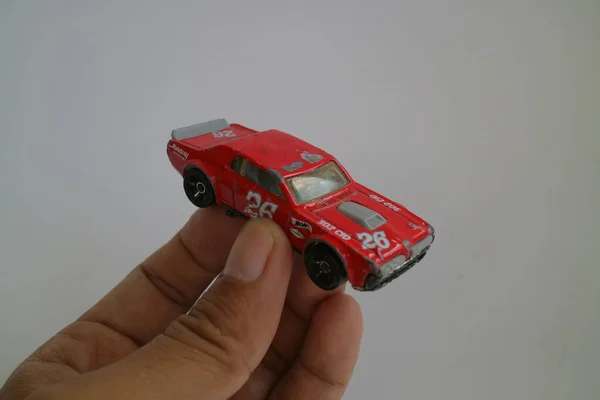 Semarang Indonesia August 2021 Collection Toy Cars Hot Wheels Red — Stock Photo, Image