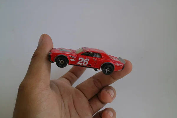 Semarang Indonesia Agosto 2021 Collezione Macchinine Hot Wheels Colore Rosso — Foto Stock