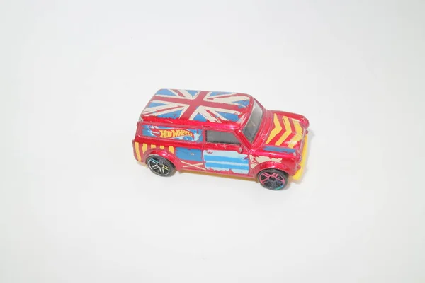 Semarang Indonesia Agosto 2021 Collezione Macchinine Hot Wheels Colore Rosso — Foto Stock