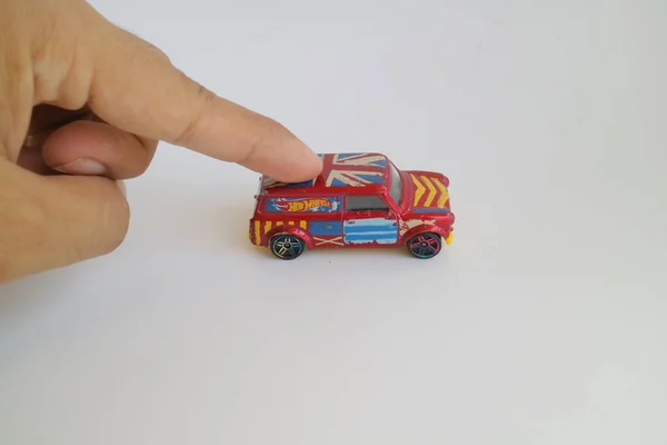 Semarang Indonesia Augustus 2021 Verzameling Van Speelgoed Auto Hot Wheels — Stockfoto