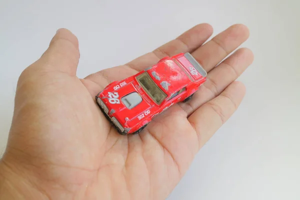 Semarang Indonesia Agosto 2021 Collezione Macchinine Hot Wheels Colore Rosso — Foto Stock