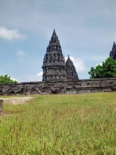 Klaten Indonesia Maja 2021 Prambanan Temple Jest Świątynią Yogyakarta Znajduje — Zdjęcie stockowe