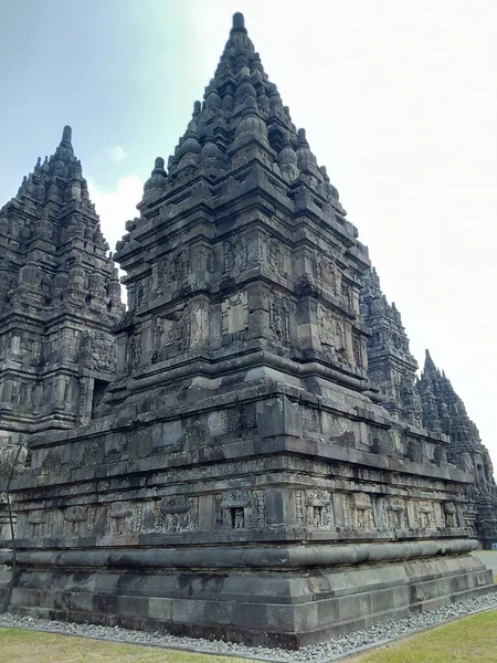 Klaten Indonesia Maja 2021 Prambanan Temple Jest Świątynią Yogyakarta Znajduje — Zdjęcie stockowe