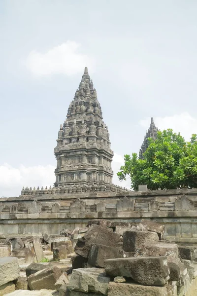 Klaten Indonesia Maja 2021 Prambanan Temple Jest Świątynią Yogyakarta Znajduje — Zdjęcie stockowe