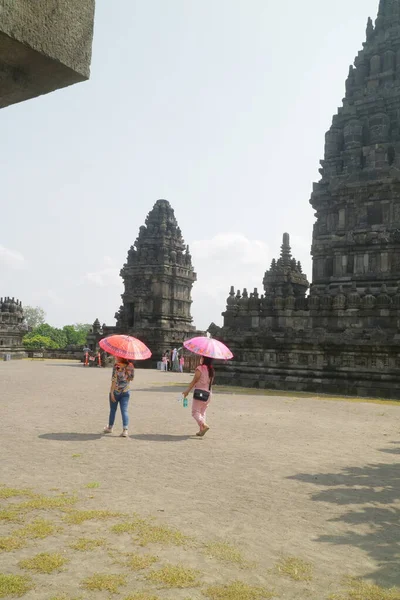 Klaten Indonesia Maja 2021 Prambanan Temple Jest Świątynią Yogyakarta Znajduje — Zdjęcie stockowe
