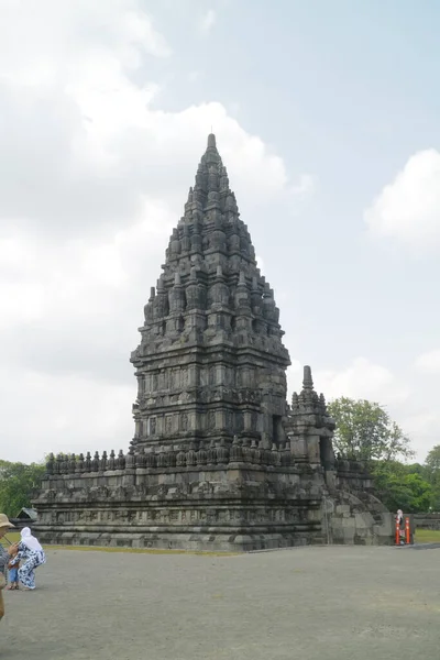 Klaten Indonesia Mayıs 2021 Prambanan Tapınağı Klaten Tarihi Klasik Mimarisi — Stok fotoğraf