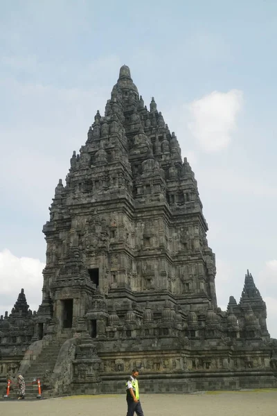 Klaten Indonesia Mayıs 2021 Prambanan Tapınağı Klaten Tarihi Klasik Mimarisi — Stok fotoğraf