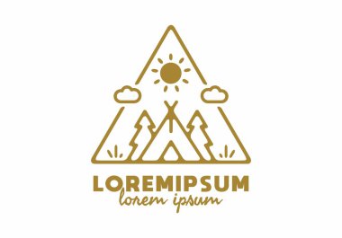 Orman hattı sanatı üçgen şeklinde dizayn edildi.