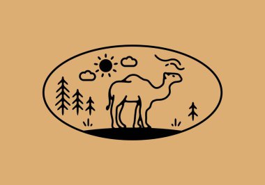 Deve tasarımının çizgi çizimi