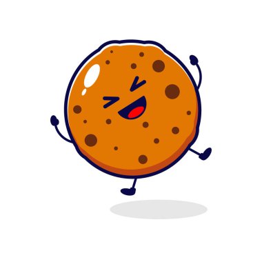 Çikolata parçacıkları Mutlu şirin karakter