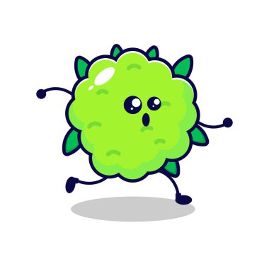 Yabani otlar sevimli karakter çizimi çalıştırır