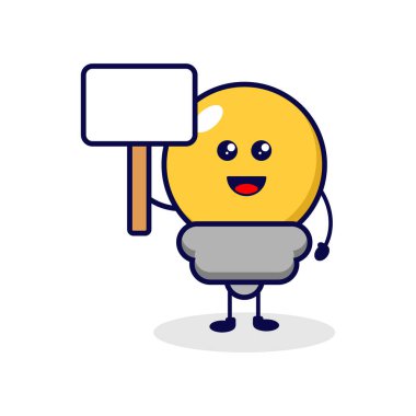 Pano sevimli karakter çizimi ile lamba