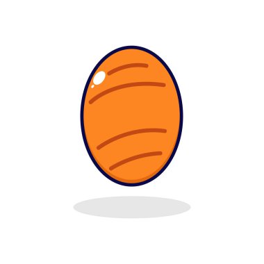 Basit sevimli karakter keki.