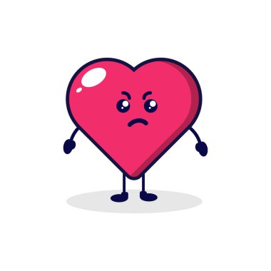 Sevgi dolu, sevimli karakter çizimleri