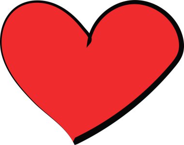 Sevgililer Günü Kırmızısı, siyah çizgili.