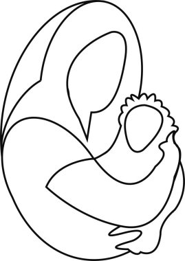 Yeni doğmuş siyah beyaz çizgili kız.