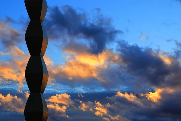 Таргу Цзю Румыния Октября 2020 Года Бесконечная Колонна Скульптурного Ансамбля — стоковое фото
