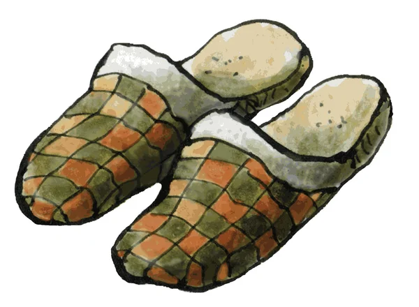 Pantoffels — Stockvector