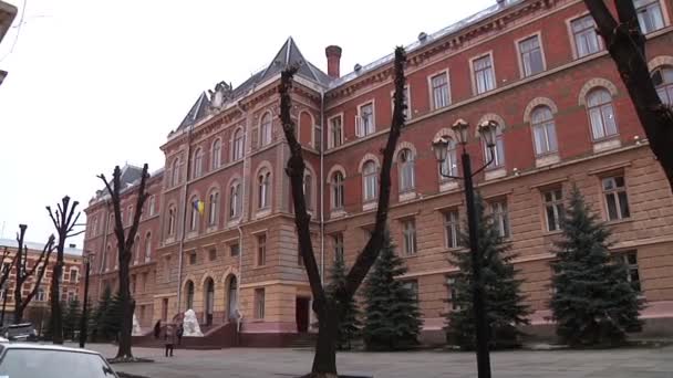 Chernivtsi regional state administration — Stock Video