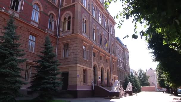 Chernivtsi regional state administration — Stock Video