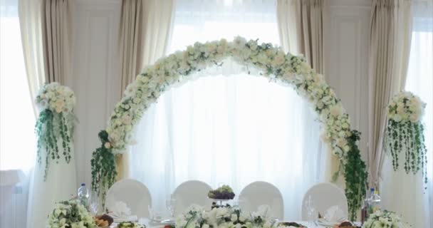 Ristorante. Matrimonio . — Video Stock