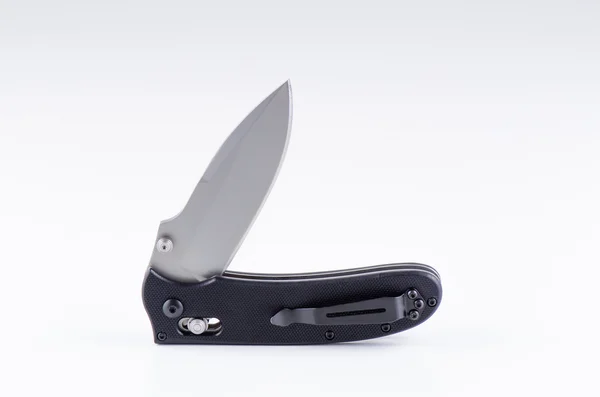 Black pocket knife — Stock Photo, Image