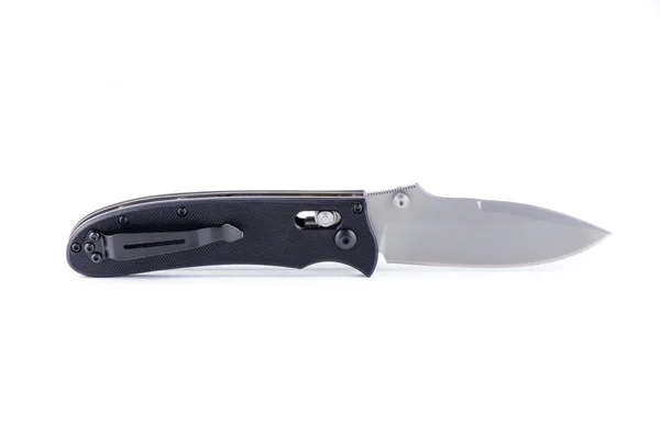 Black pocket knife — Stock Photo, Image