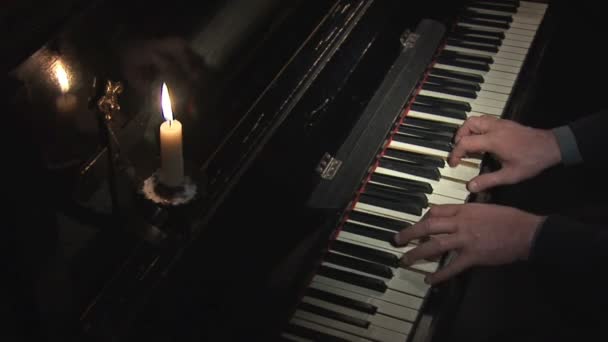 7. fortepian mov — Wideo stockowe