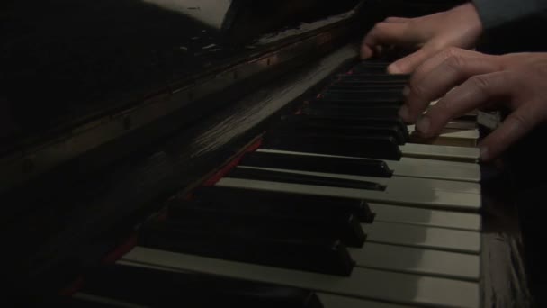 Пианино 9.mov — стоковое видео