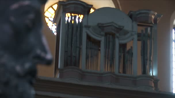 Интерьер церкви 13.mov — стоковое видео
