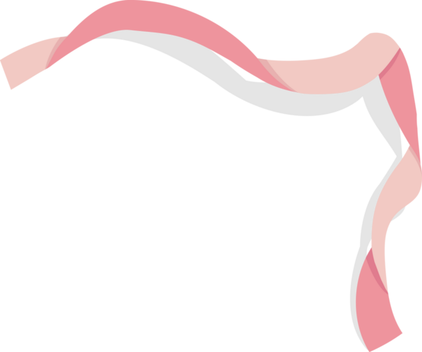 Pembe kurdele köşe dekorasyonu