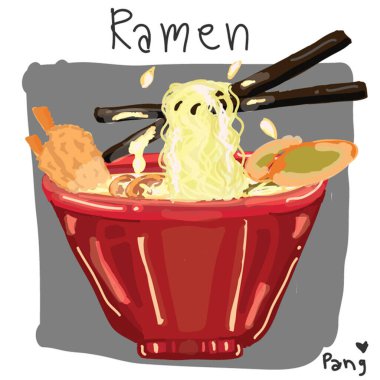 Karidesli Ramen bae.