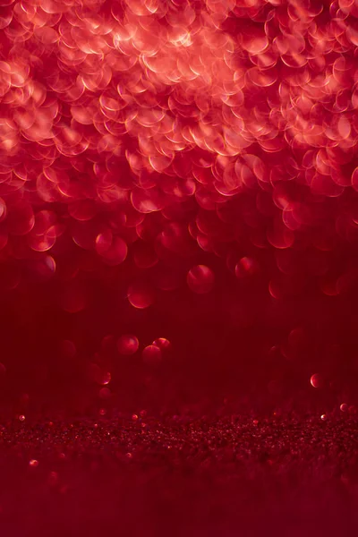 Bokeh ve Sparkles 'ın kırmızı arkaplanı