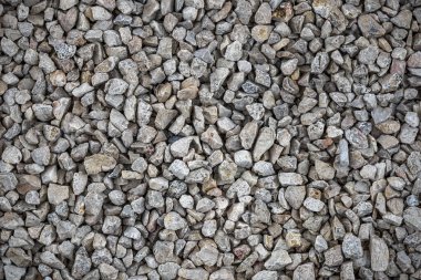 Gri renkli çakıl taşlarından oluşan güzel bir fon.
