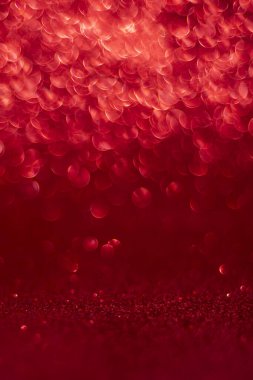 Farklı çalışmalarda kullanılabilecek kırmızı, parlak, ışıl ışıl bir arka plan