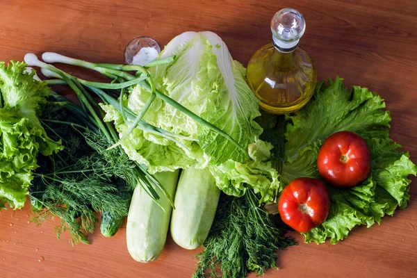 Healthy food on kitchen — Stock Photo, Image