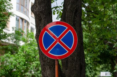 Indicator sign. Road works. Traffic Laws. Car traffic. Pointer.