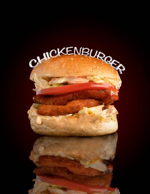 Jalapeos soslu tavuk burger.