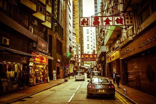 Hong Kong Street Coronavirus — Stock Photo, Image