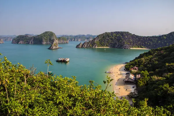 Vietnam Daki Maymun Adasının Yukarısından Fotoğraf — Stok fotoğraf