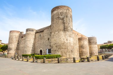 Ursino Castello Catania, Sicilya, İtalya 