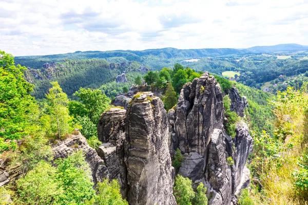 Sächsische Schweiz, Wanderziele — Stockfoto